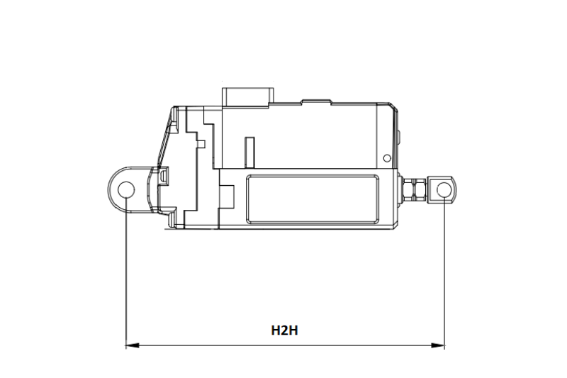 H2H retracted length