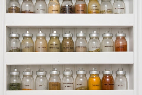 Photo of a spice rack