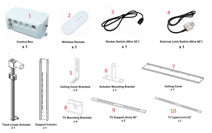 The parts TY-05 TV lift #2