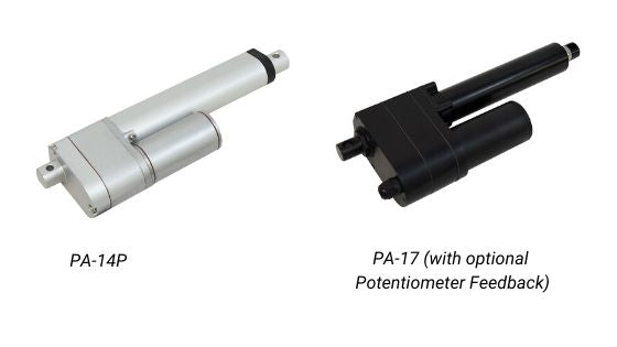 Photo of linear actuators by Progressive Automations