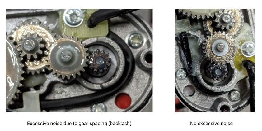  Gears inside the gearbox