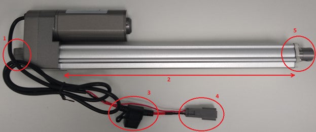 A custom linear actuator for a project