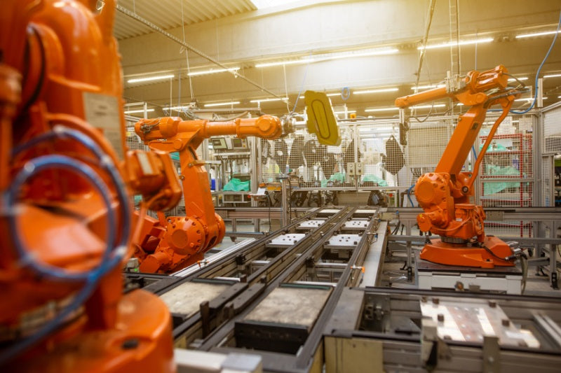 Robotics in manufacturing factories