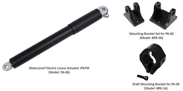 Waterproof electric linear actuator IP68M (Model: PA-6) 