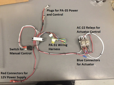 Photo of actuator control systems wiring schema 