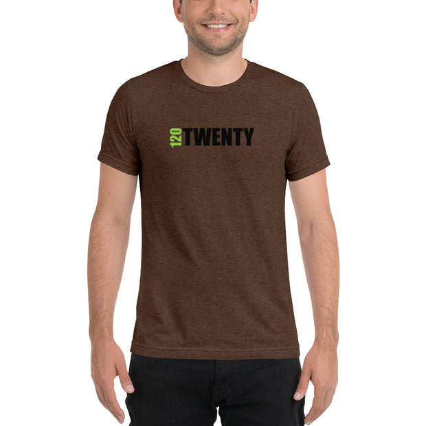 One Twenty Tri Blend Short sleeve t-shirt 120% , over achiever