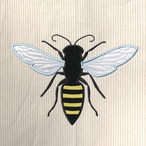 Queen Bee appliqué embroidery deisgn – Snuggle Puppy Applique