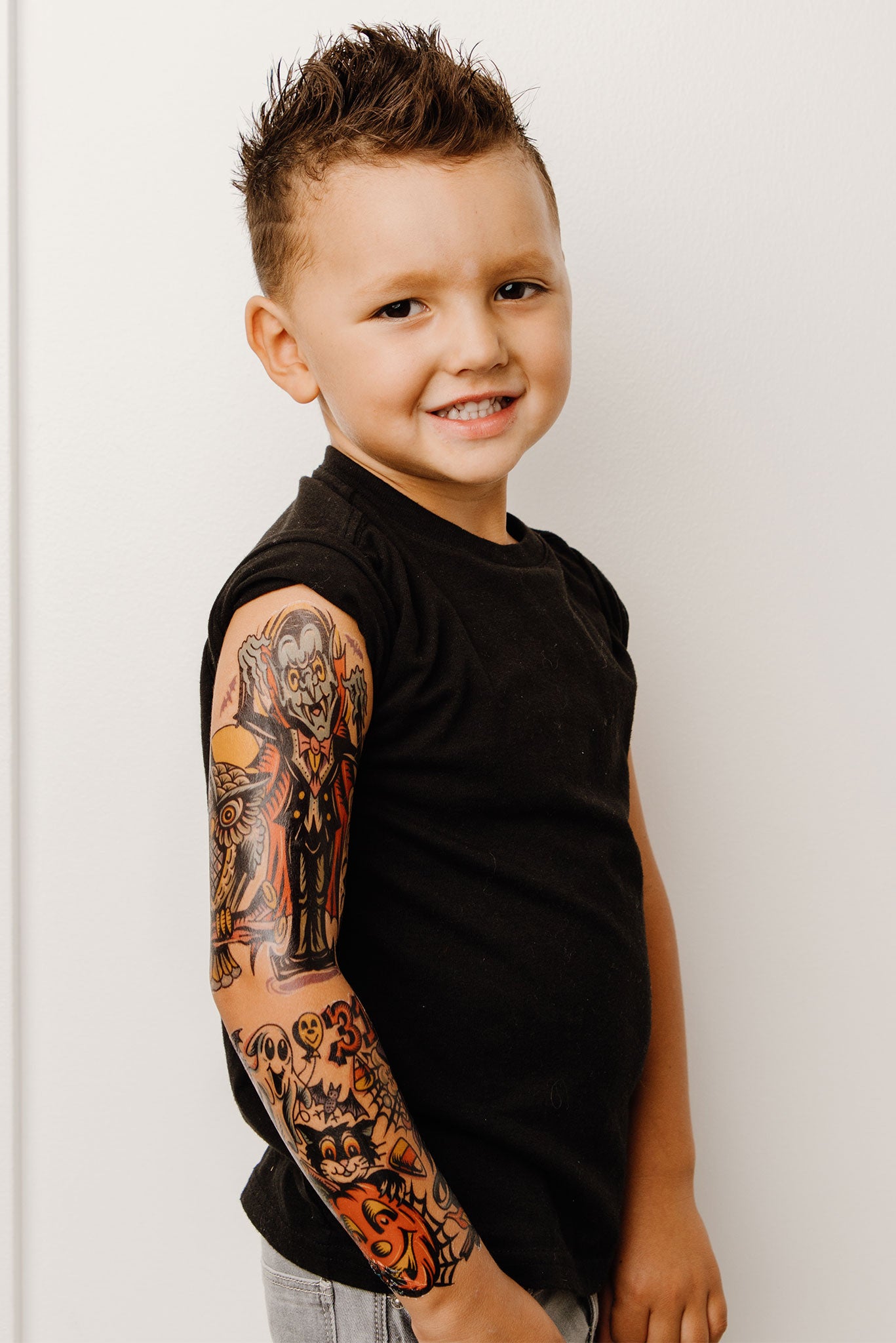 Temporary Tattoo Sleeve Tribal Nylon Spandex Stocking Arm Mens Womens Kids  UK | eBay