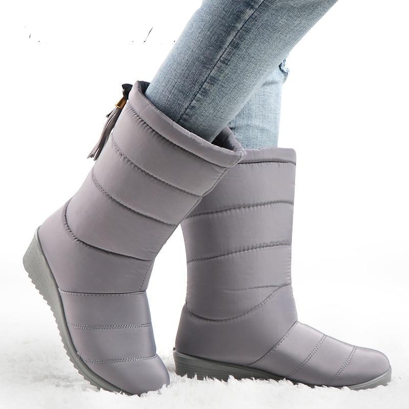 mid calf waterproof winter boots