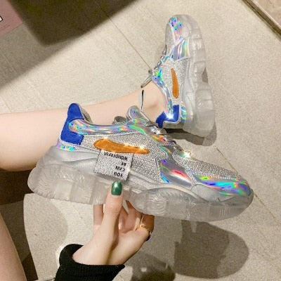 transparent sneakers