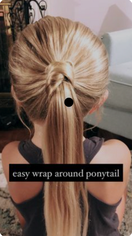 ponytail twist detail