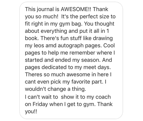 Gymnastics Mindset Meet Journal review