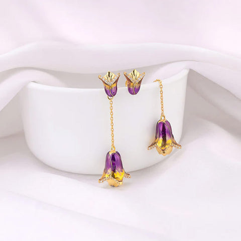 Bhumi Golden Bell Mallow Earrings