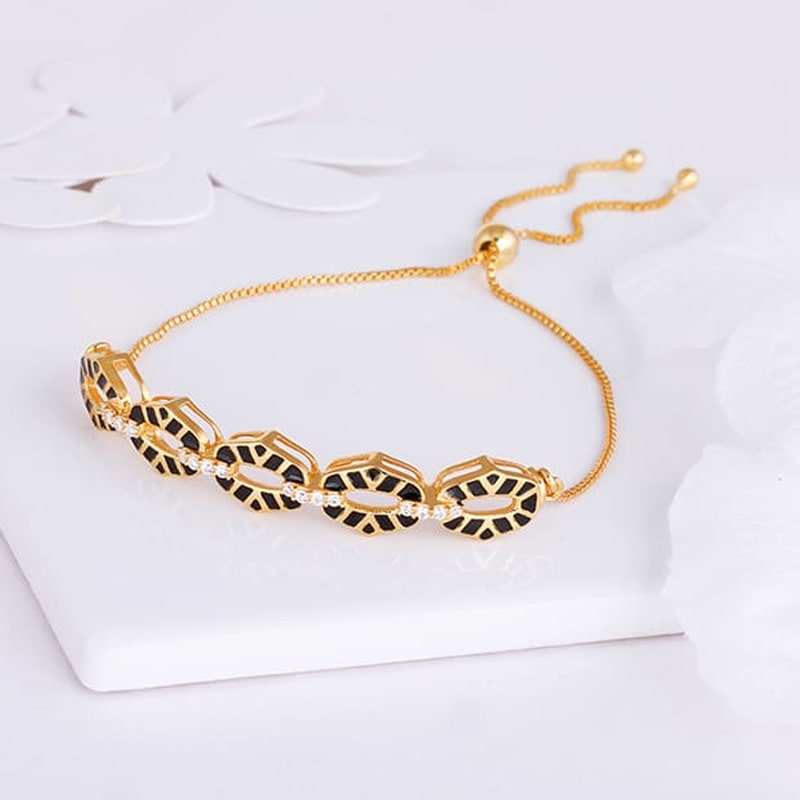 Gilded Glamour Bracelet