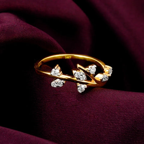 Gold Vibrant Spirit Diamond Ring