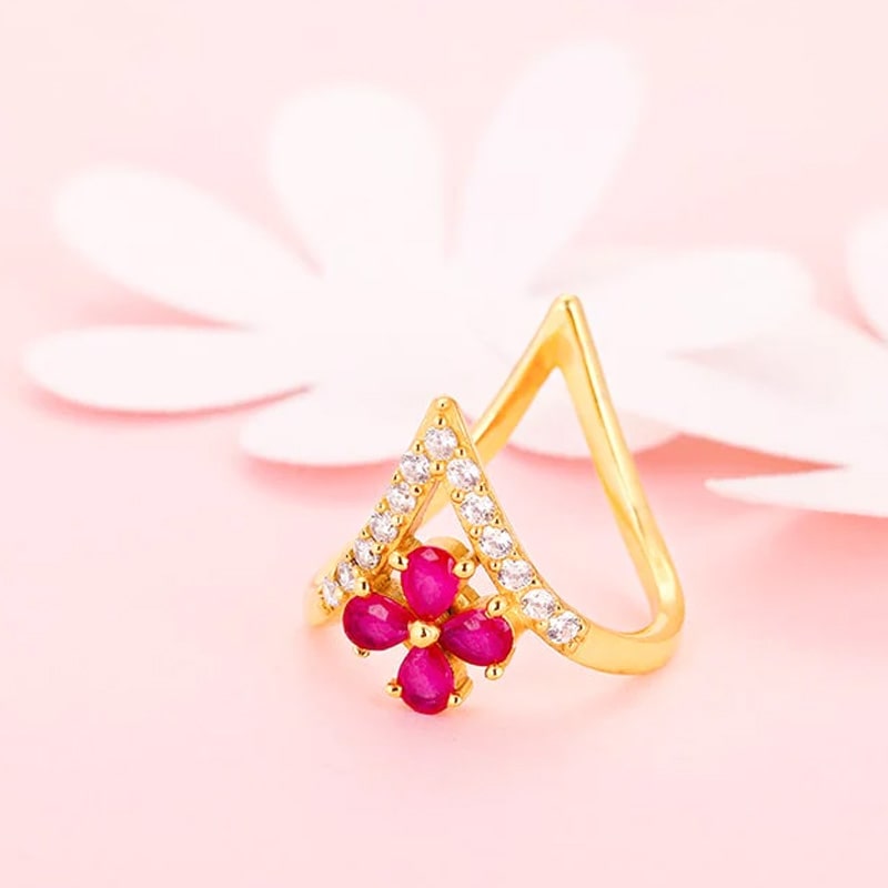 Floral Grace Vanki Ring