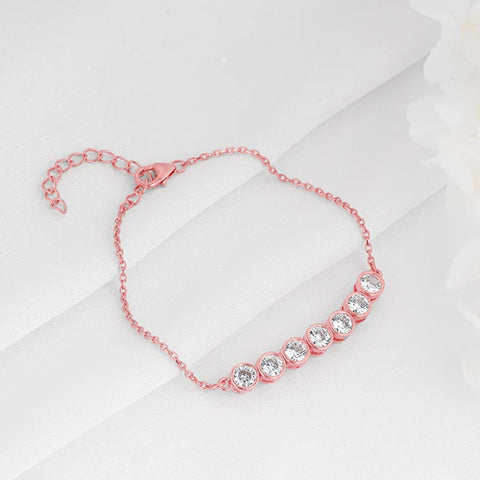 Rose Gold Bubble Bracelet