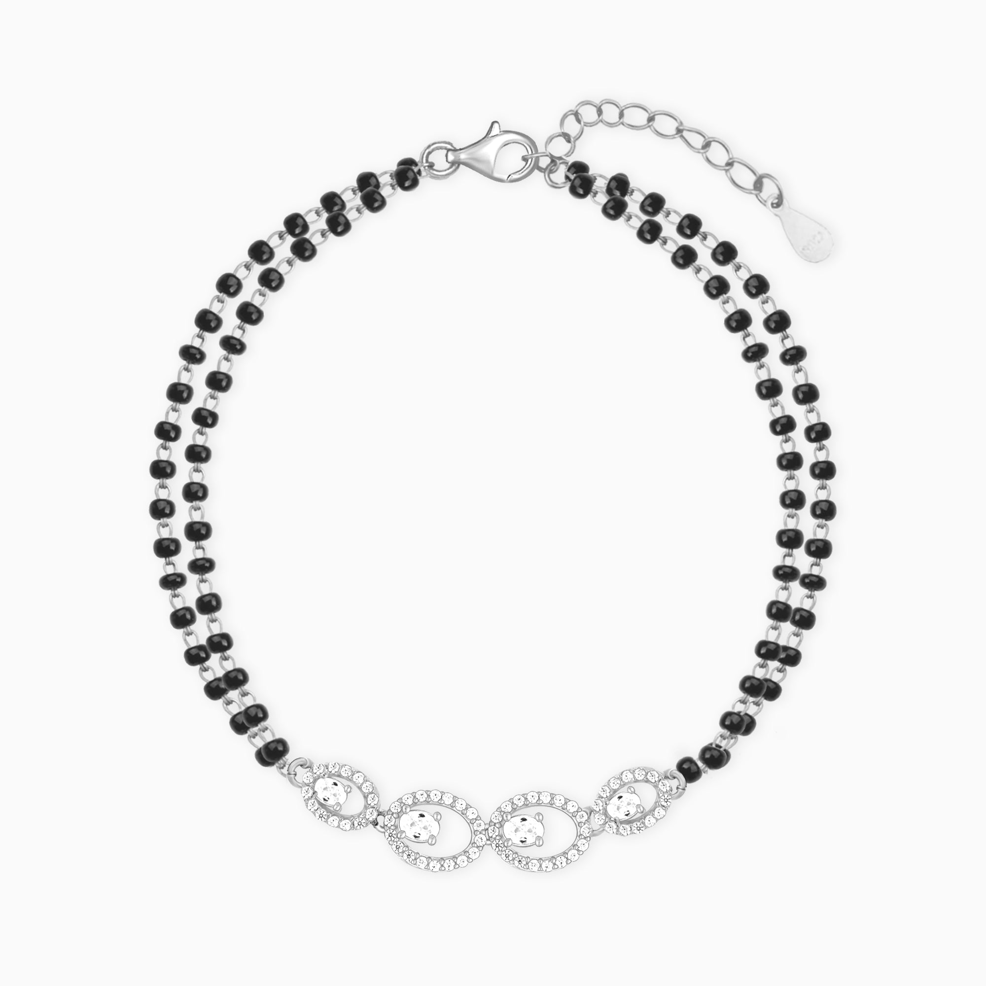 Trinnie Lab Diamond Mangalsutra Bracelet | Fiona Diamonds