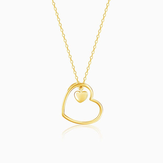 Golden Deer Heart Necklace – GIVA Jewellery