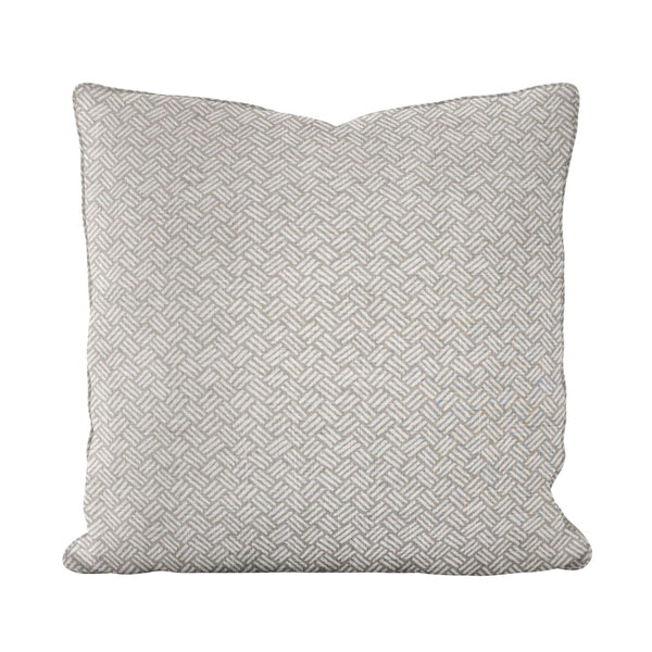 Decorative Pillows in Basketry Dove Gray Basket Weave Matelasse - Smal –  Carolina Linens