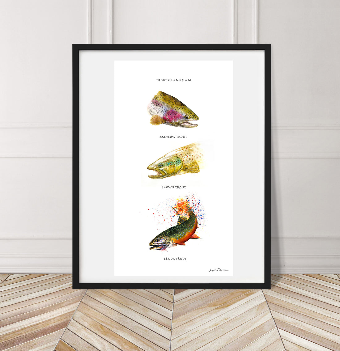 Limited Edition Fine Art Print: Saltwater Fish of the Northeast