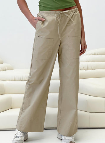 erilyn drawstring pants beige