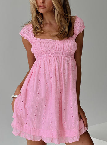 Shop Princess Polly Carlita Mini Dress In Pink