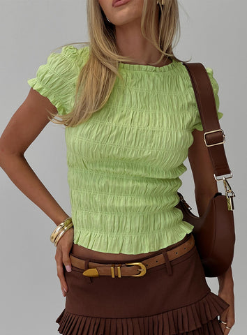 Princess Polly Romelle Shirred Top