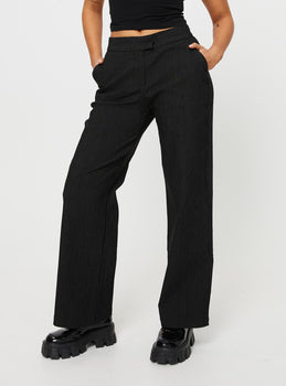 Katow Cargo Pants Black Stripe