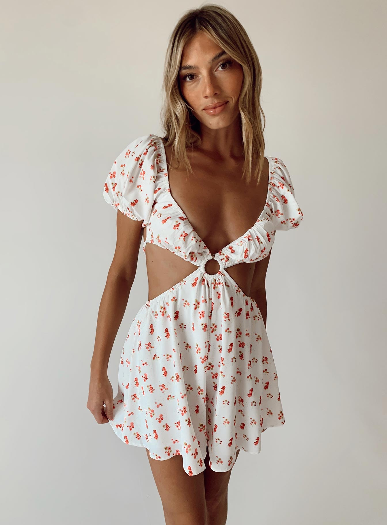 Kade Romper White Floral