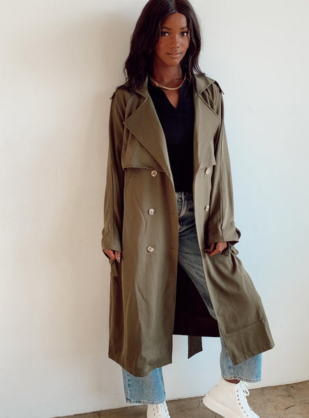 白木/黒塗り MAVIMOON Separate Short Trench Coat GRY - 通販 - lubo