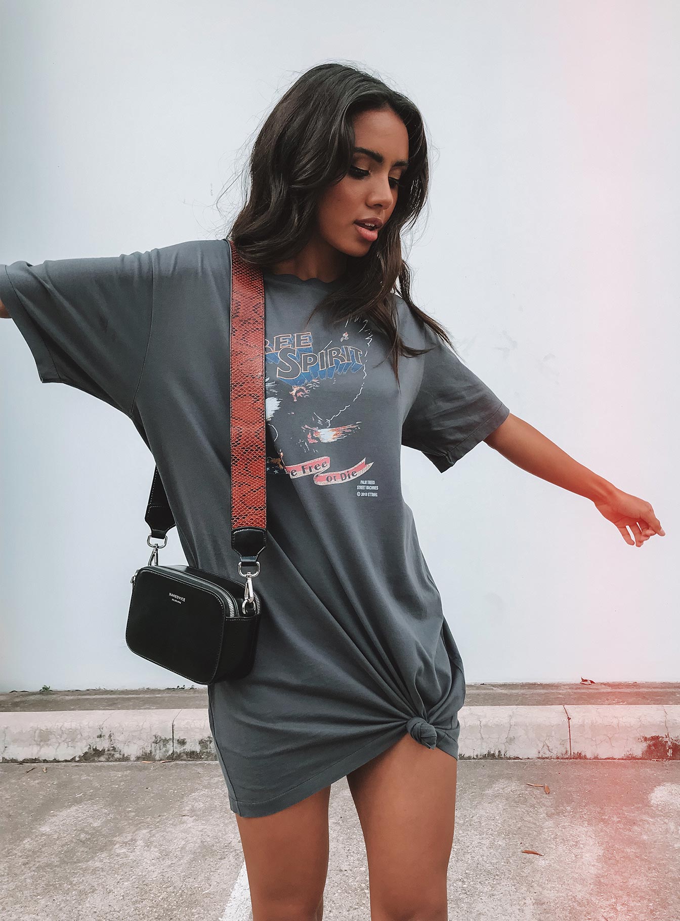 oversized festival t shirt dress