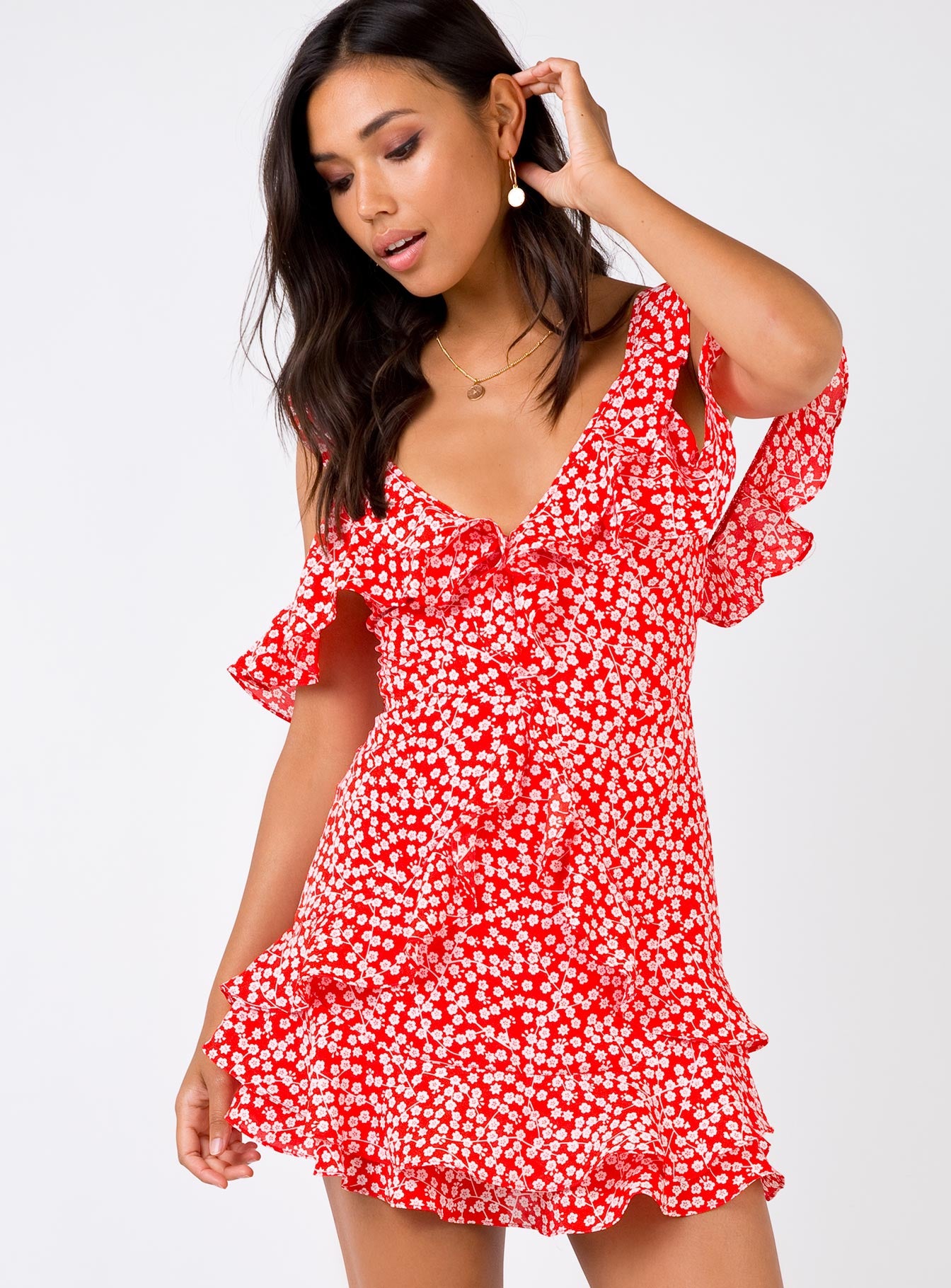 Dare To Dream Mini Dress Red