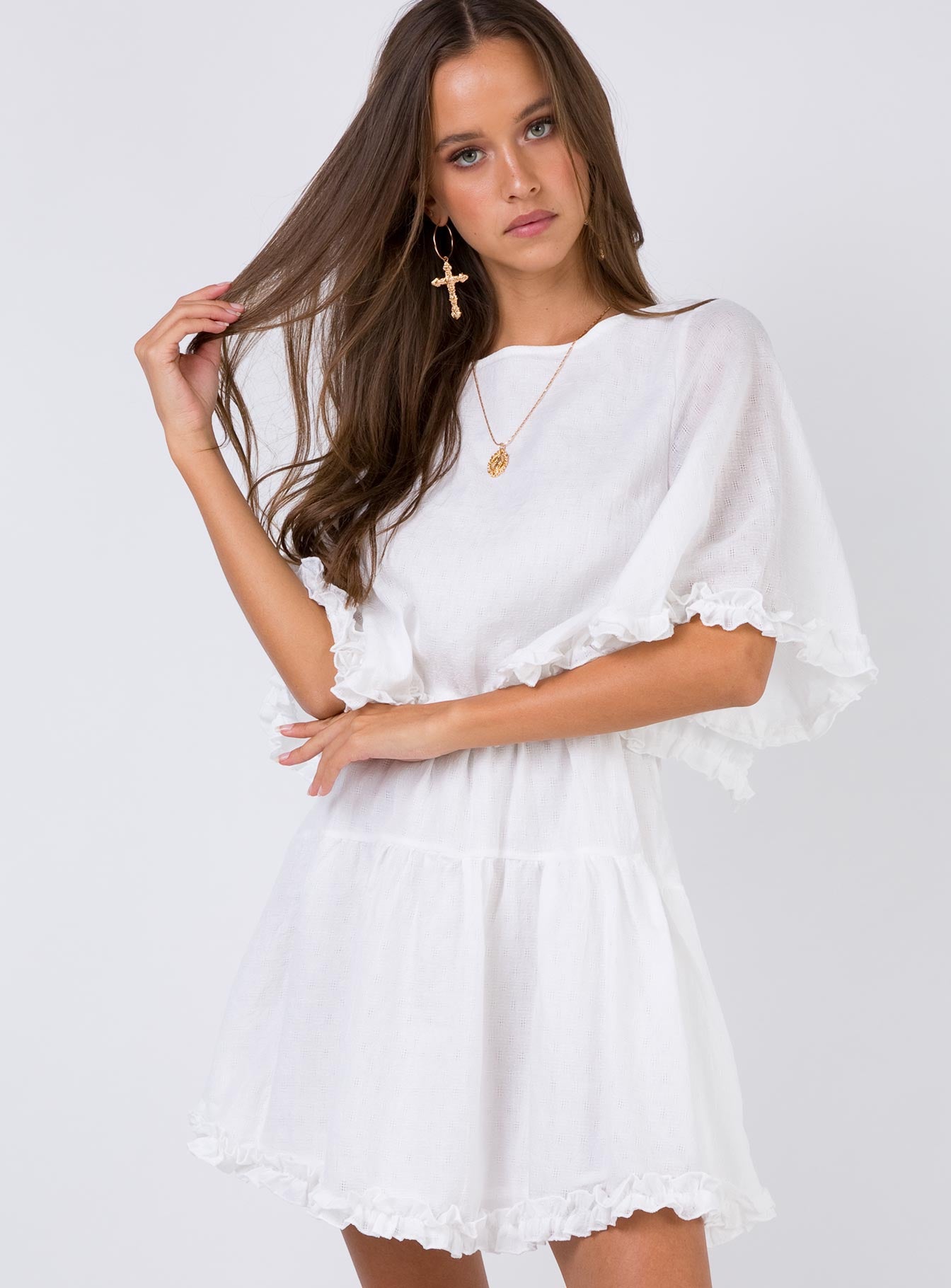 maritimo mini dress white