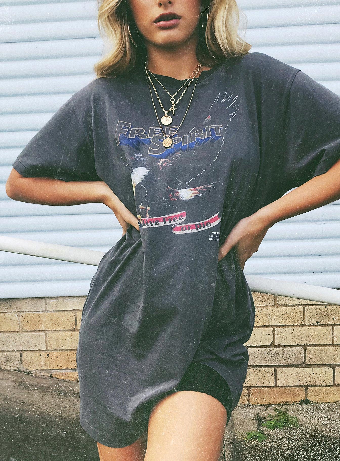 oversized festival t shirt dress