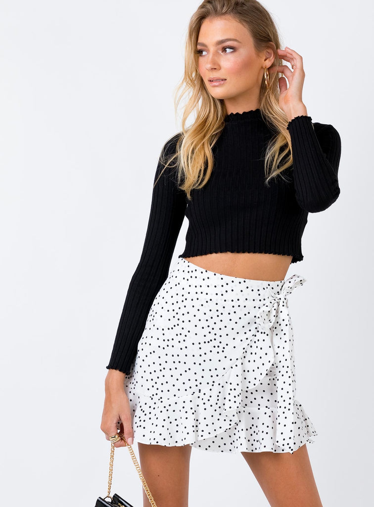 Kiana Mini Skirt White