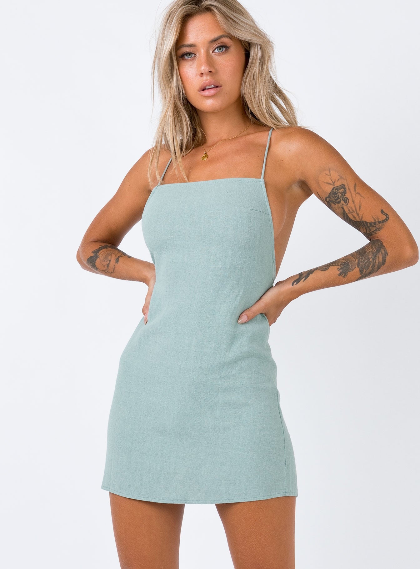 lipsy sleeveless ruched jersey dress