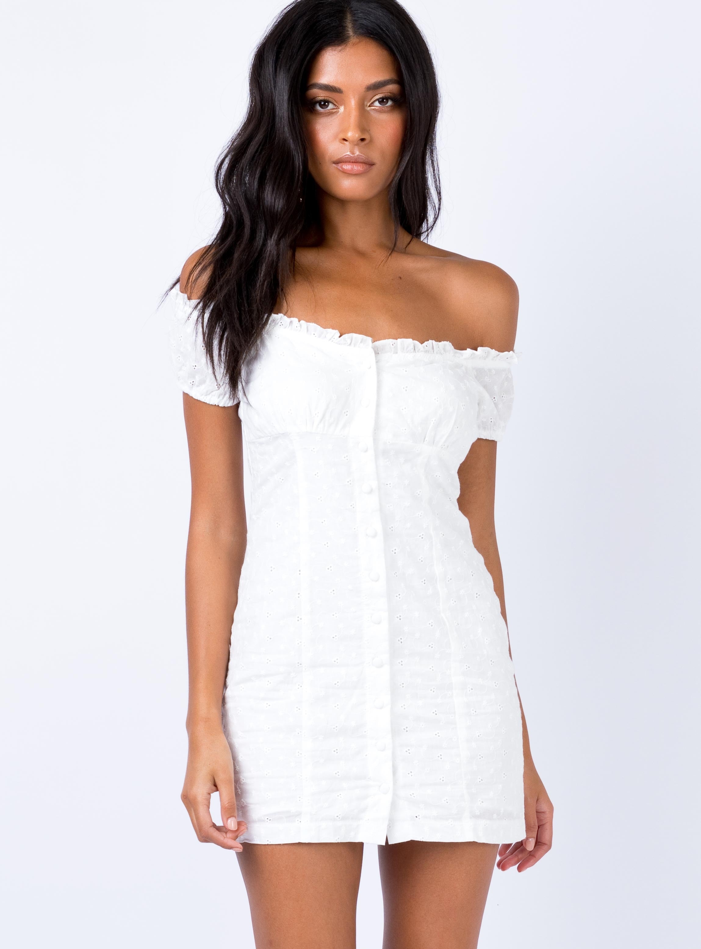 Ophelia Mini Dress White