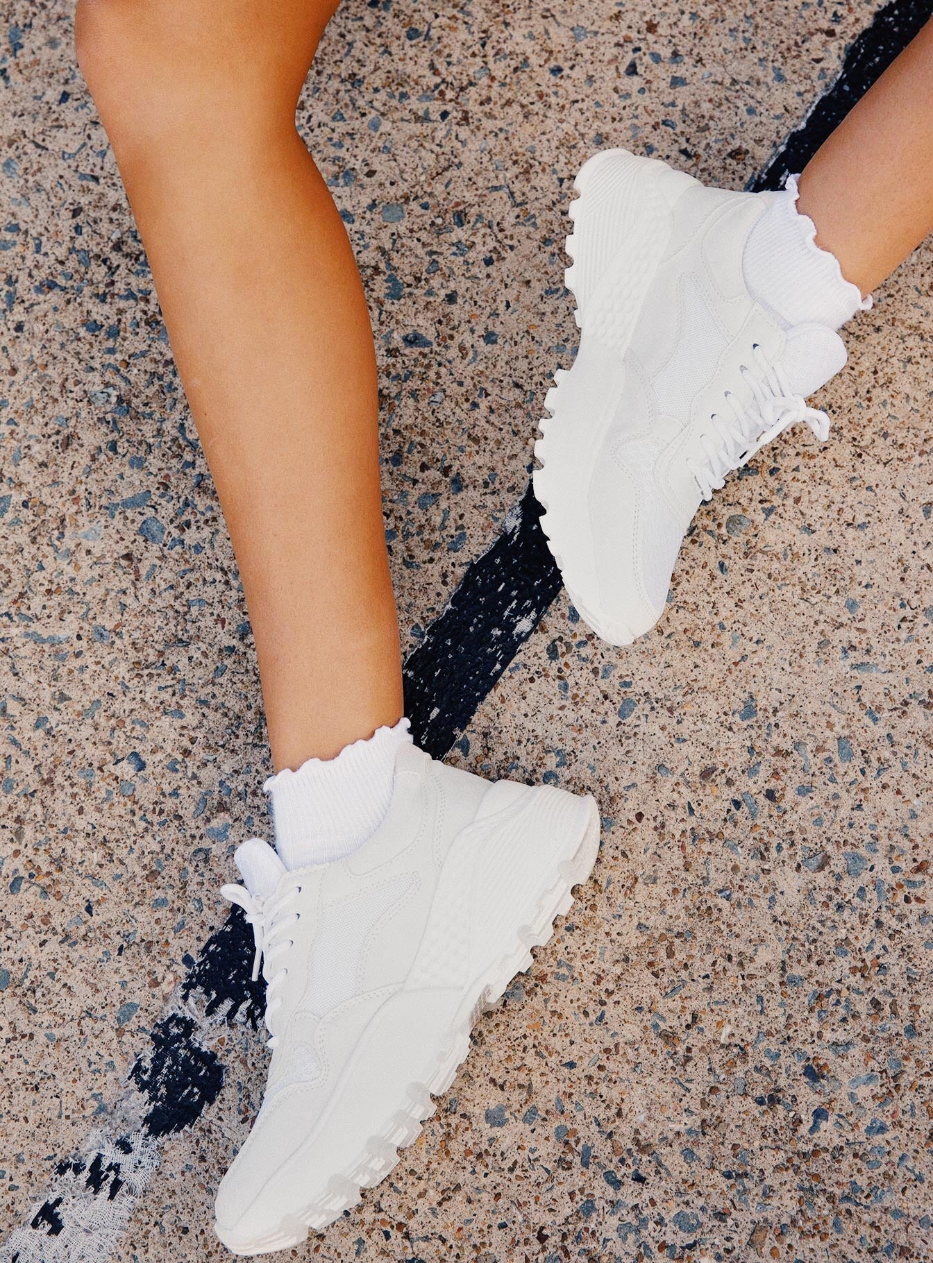 sneaker all white