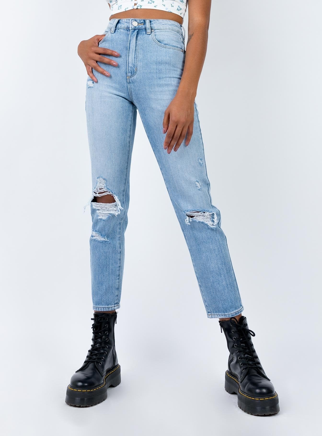 a brand 94 high slim jeans