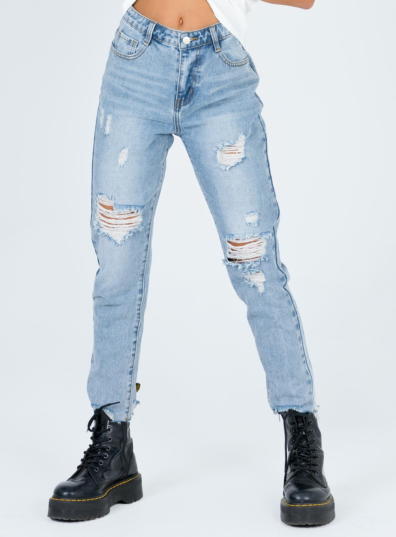 straight leg denim