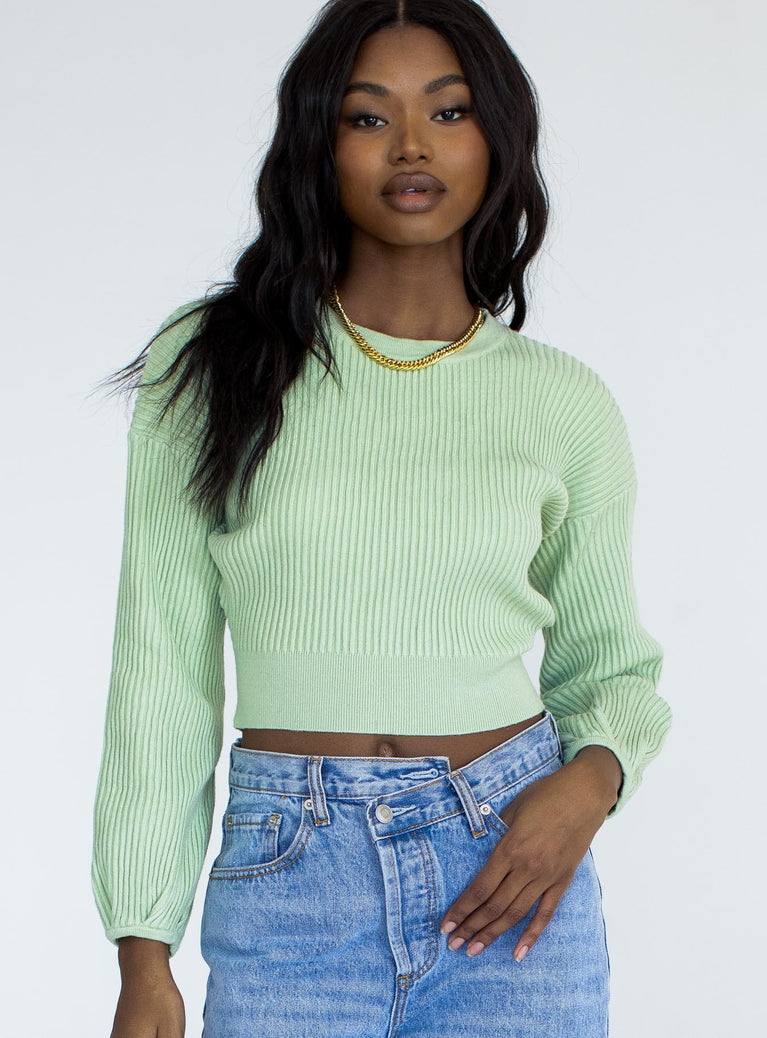 green daisy jumper