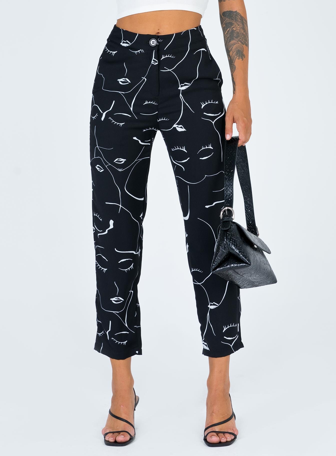 face on pants