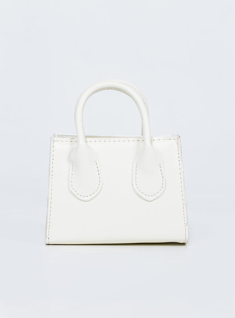 MacLaine Crossbody Mini Bag White