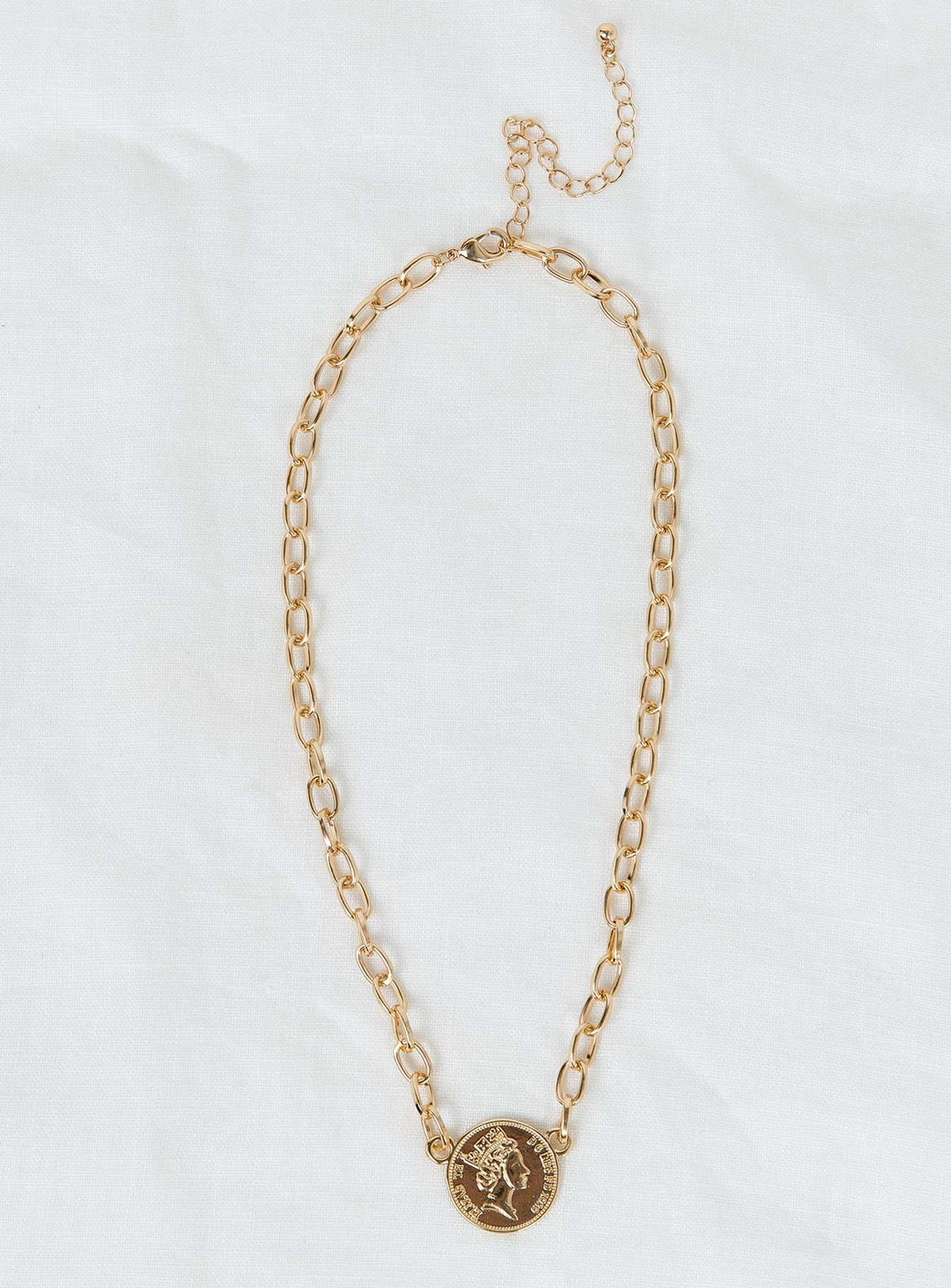 Josephine Coin Necklace Gold