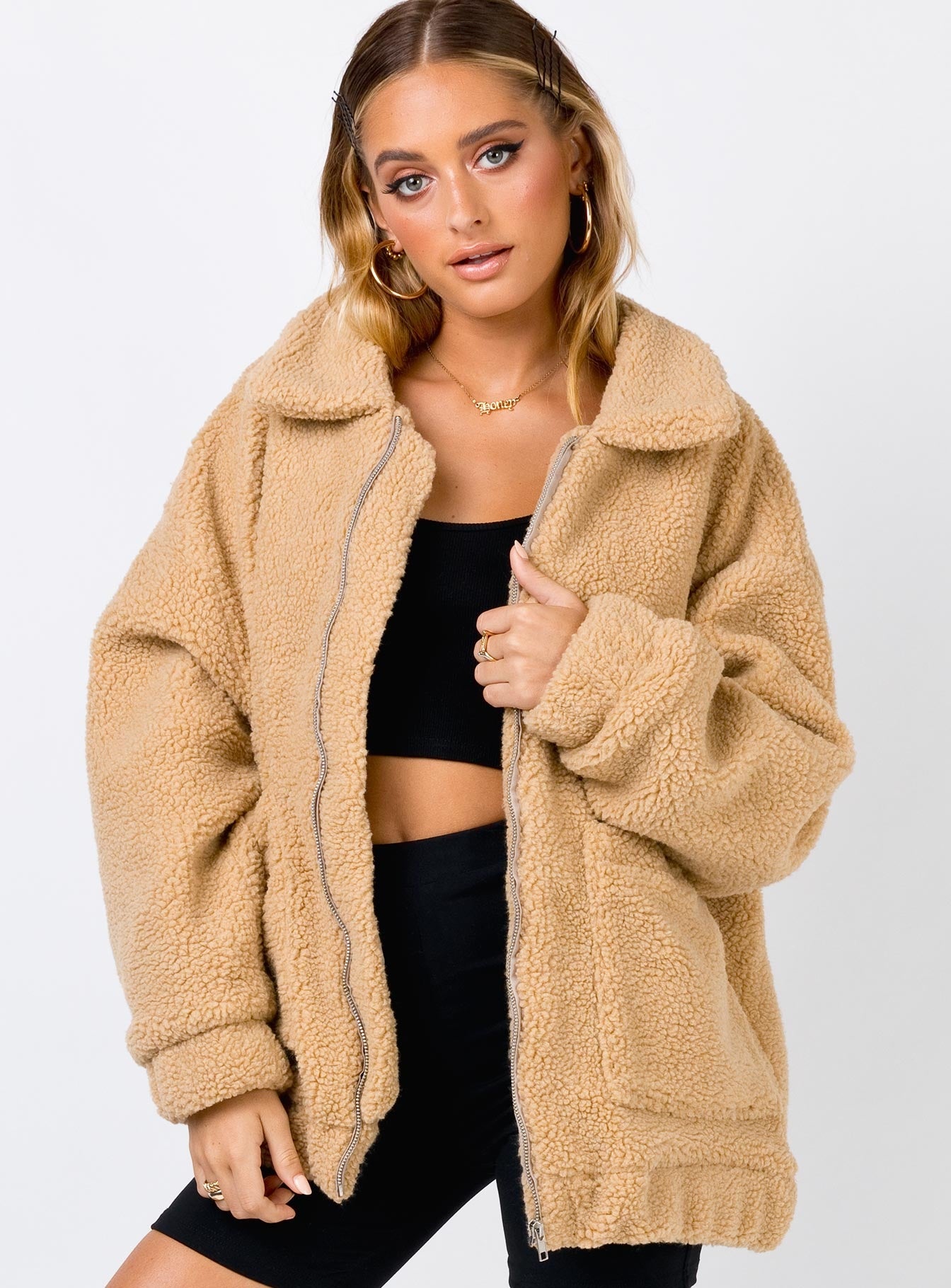 teddy fur jacket