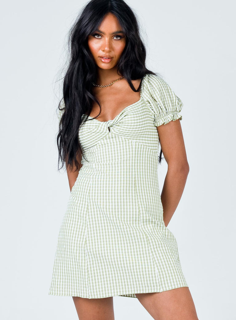 Freyah Mini Dress Green