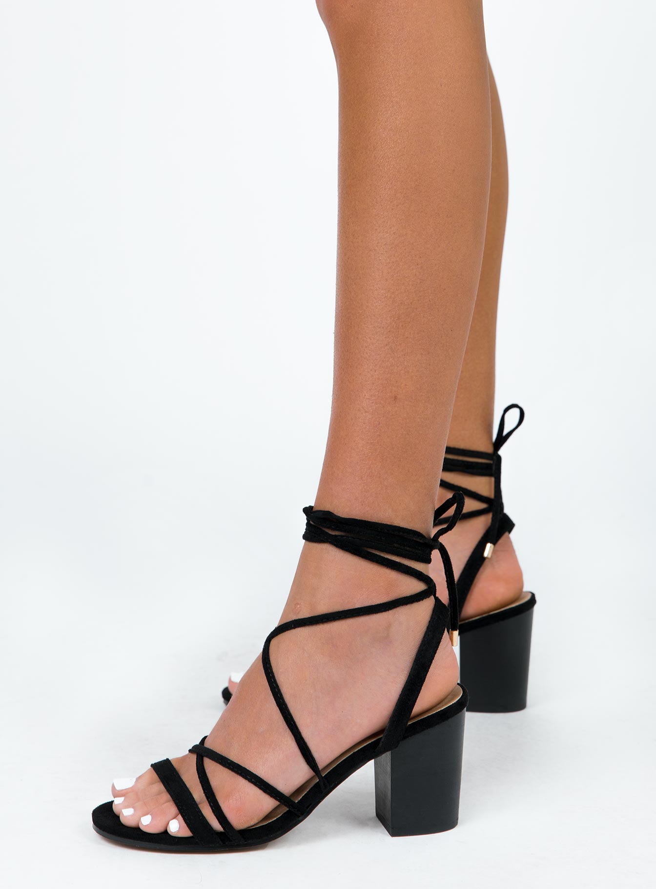 Billini Cleo Heels Black Suede