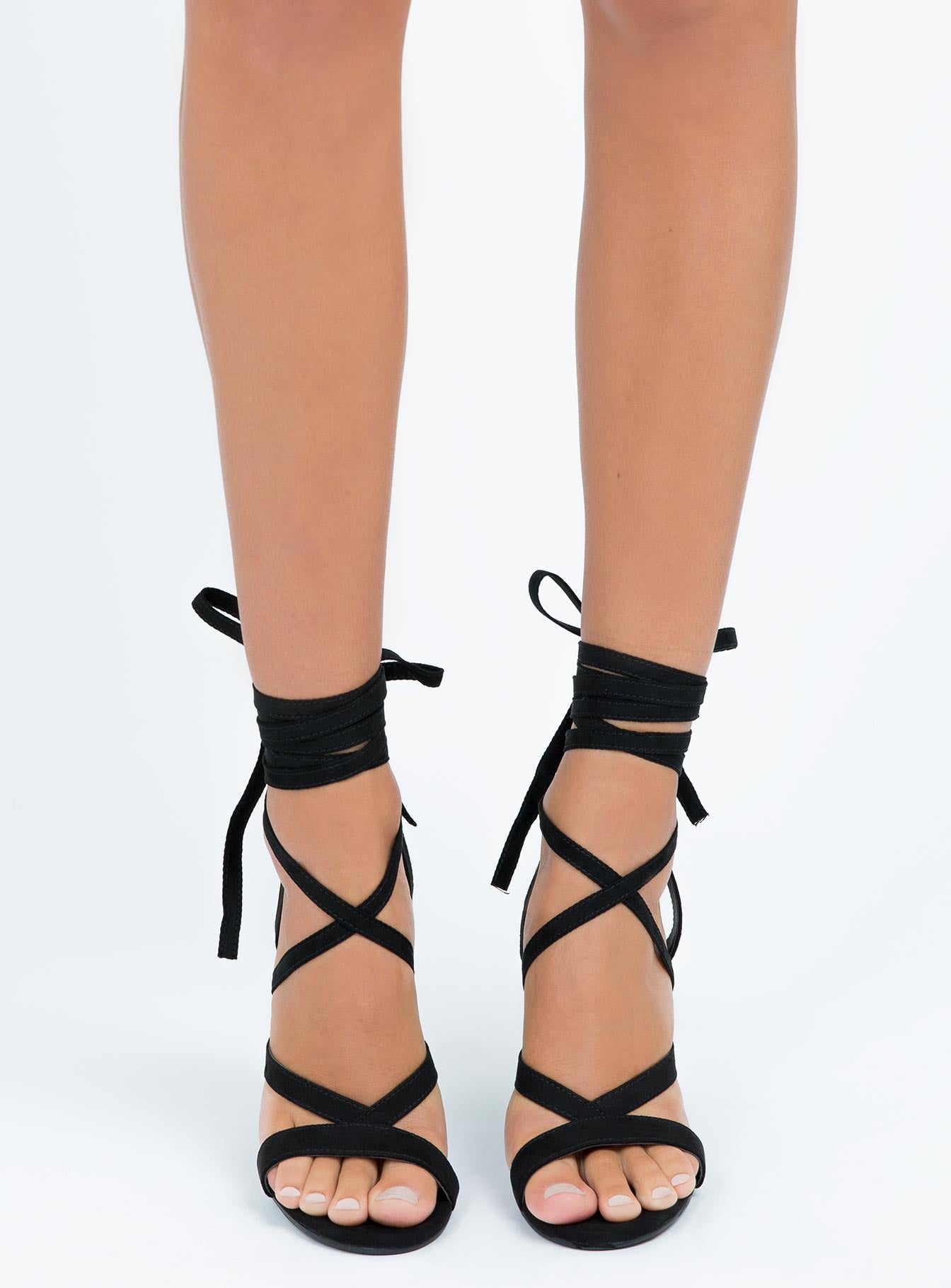 billini tie up heels