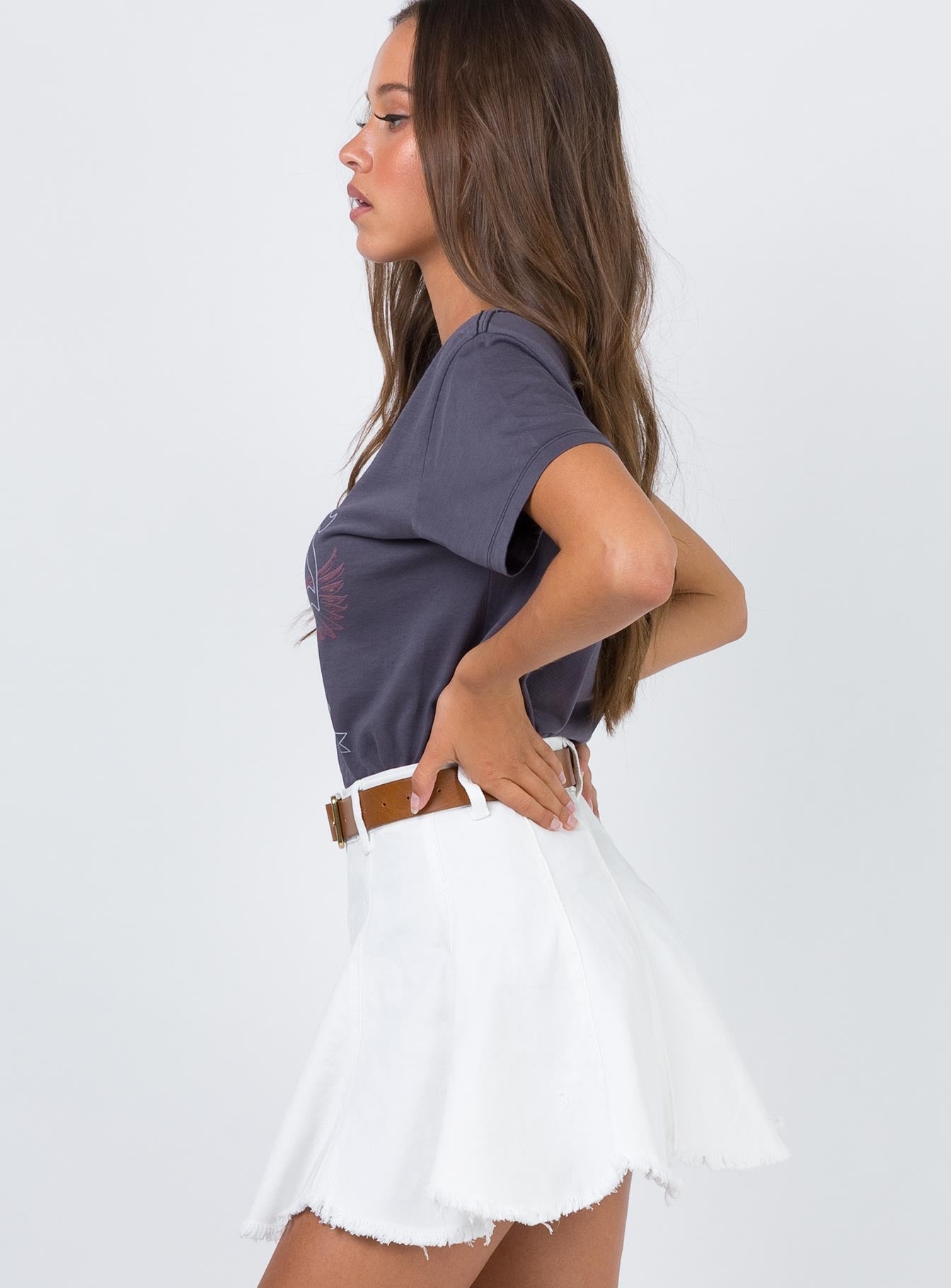 jaz denim mini skirt